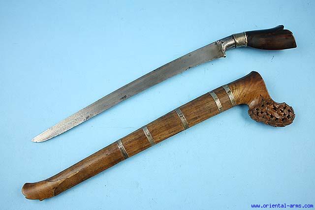 Oriental-arms: Very Good Large Sewar Knife Sumatra, Indonesia