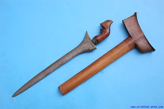 Oriental Arms Very Good Bugis Keris Dagger With Unusual Grip