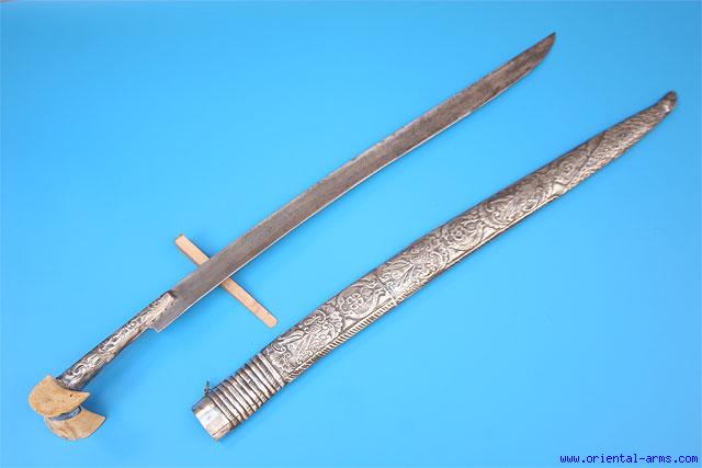 Oriental Arms Very Good Early 19 C Balkan Yataghan Sword Dated 1219